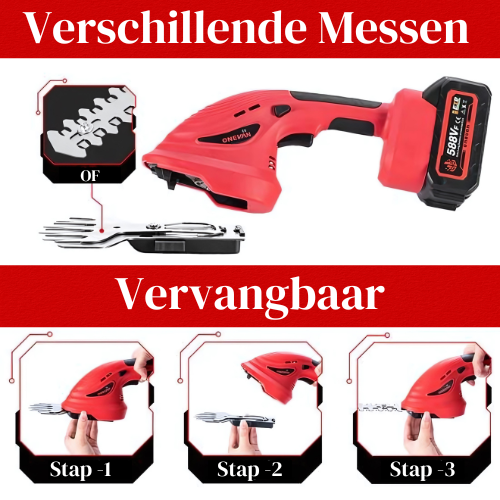 Elektrische Handheggenschaar - 2 in 1
